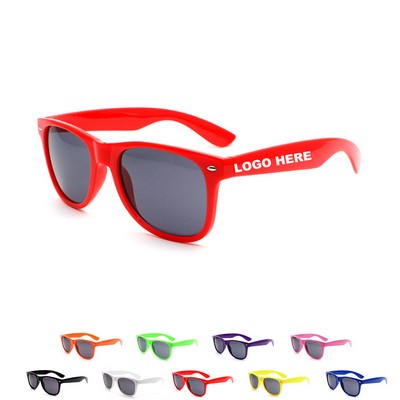 Portable Fashion Neon Plastic Sunglasses