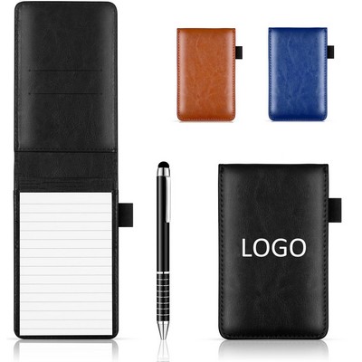 Mini Pocket Notepad Holder Set