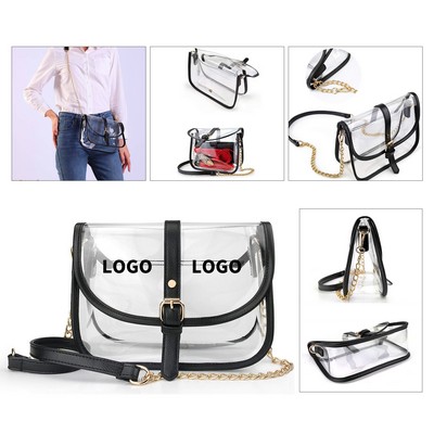 Versatile Transparent Handbag