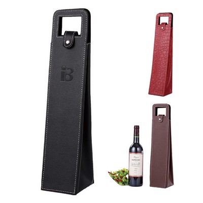 Pu Leather Wine Gift Bags