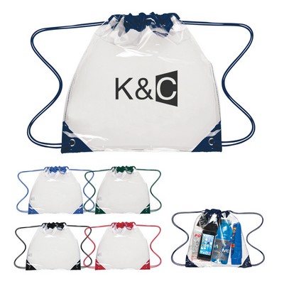 Clear Drawstring Backpack