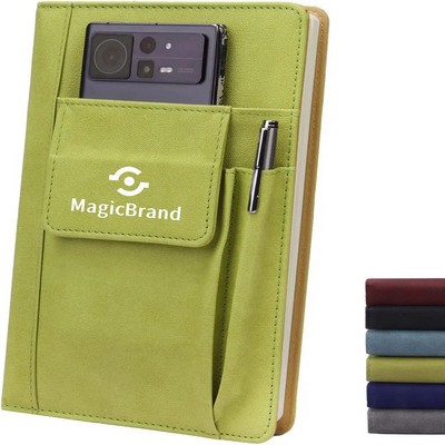 Multifunction A5 Daily Journal PU Leather Notebooks