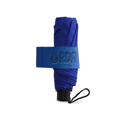 42" PU Strap Manual Open Umbrella - Reflex Blue