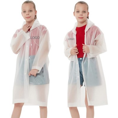 Children Rain Poncho Raincape