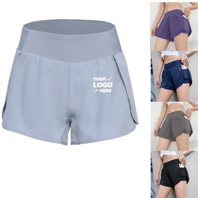 Women's Athletic Shorts With Pockets