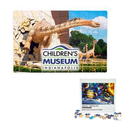 100-Piece Custom Full-Color Jigsaw Puzzle