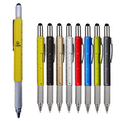 6 In 1 Multi-functional Pen With Ruler