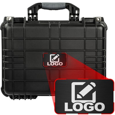 Eylar Large Black 16" Hard Camera Case with Custom Logo