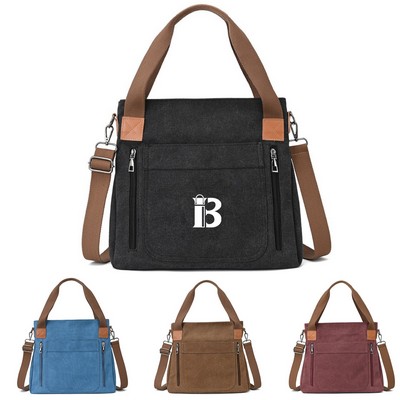 Canvas Handbag Crossbody Bag for Women