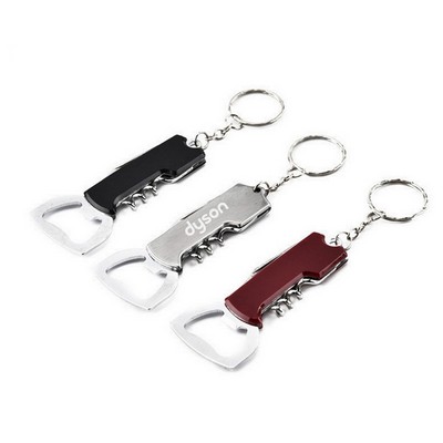 Multifunctional Metal Bottle Opener Key Chain