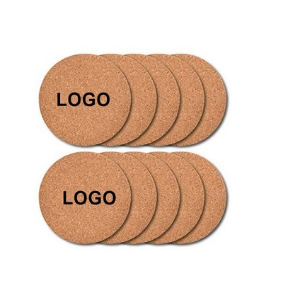 Round Heat Resistant Cork Coaster