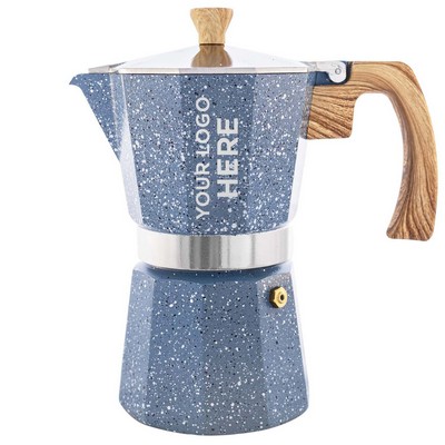 GROSCHE MILANO STONE Stovetop Espresso Maker, Coffee Maker, Moka Pot | 9 Espresso Cups