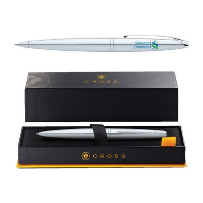 Cross® ATX Pure Chrome Rollerball Pen, Full Color Digital