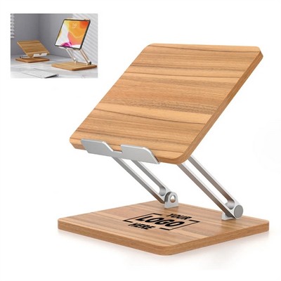 Adjustable Wooden Laptop Stand