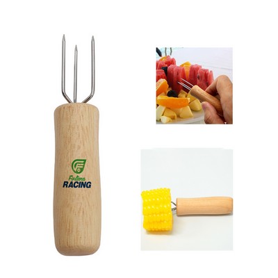 Stainless Steel Fruit Corn fork Skewer