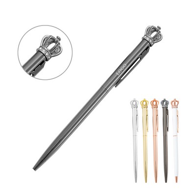 Round Crown Metal Pen