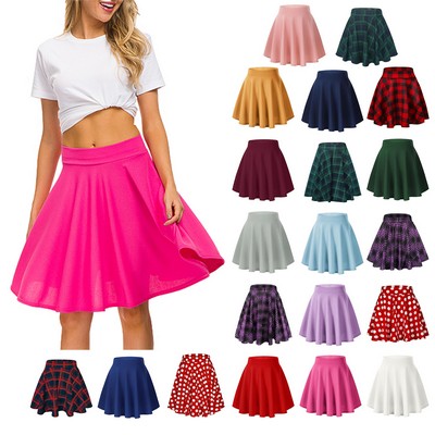 Elastic Horn Casual Skirt