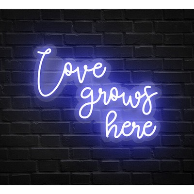 Love Grows Here Neon Sign