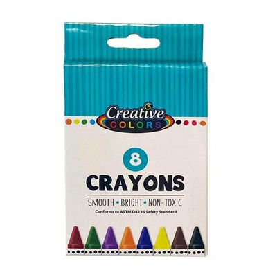 Crayons - 8 Bright Colors (Case of 48)