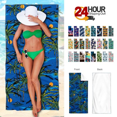 240gsm Microfiber Beach Towel (MOQ 12pcs)