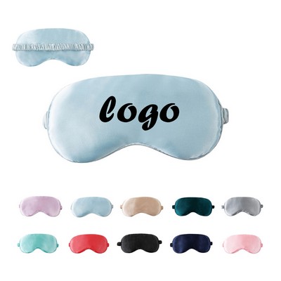 Light Blocking Artificial Silk Eye Mask