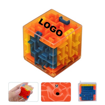 3D Cube Maze Puzzle