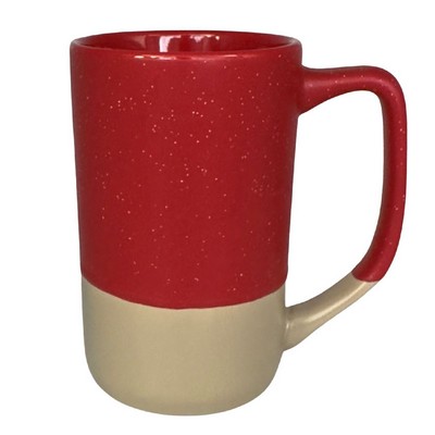 16 oz Boulder Mug - Red Speckled