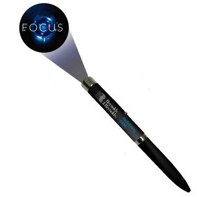 Metal Ballpoint Pen W/LOGO LED Projection Light