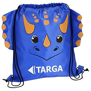 3D Triceratops Drawstring Sportpack-Paws and Claws