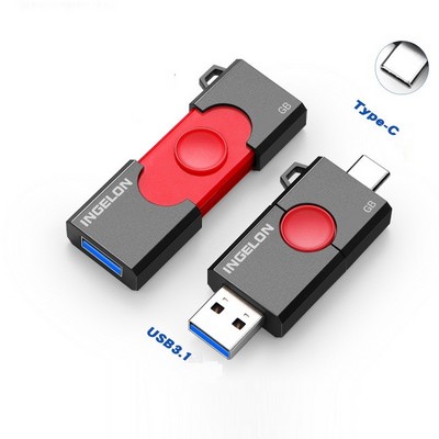 Push-Pull Dual Purpose Flash Drive