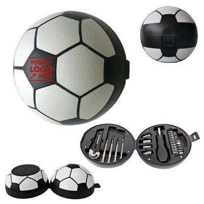 20 in 1 Tool Kit with Soccer-Shaped Case