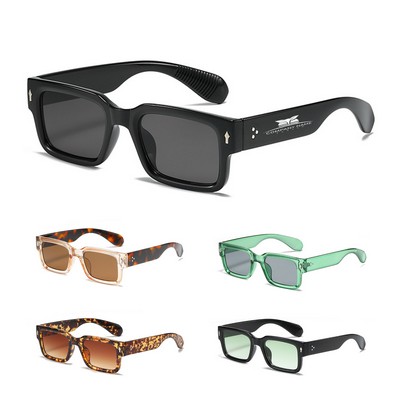 Fashion Rivets Sun Glasses