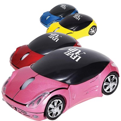 2.4G HZ Wireless Car Design Optical Mouse