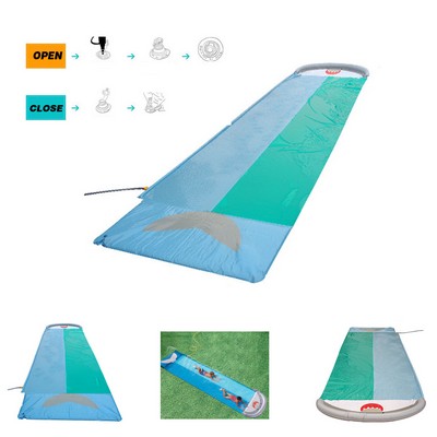 Slip Water Slide With Sprinklers