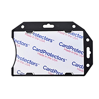 Semi Rigid Shield 1-Card Holder with Data Skimming Protection Tyger Material