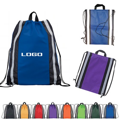 Custom Reflective Drawstring Sports Bags