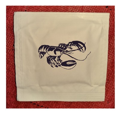 Stock "Single Lobster" Moist Towelettes (Pack of 50)