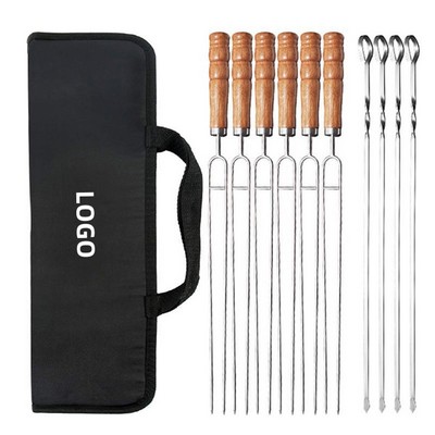 Stainless Steel Barbecue Skewer Set