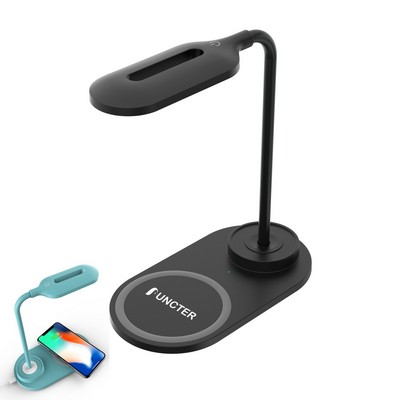 15W 3-Level Brightness LED Desk Wireless Charger Lamp