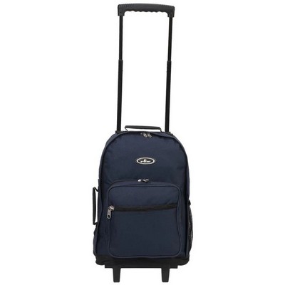 Everest Rolling Carry On Suitcase Backpack