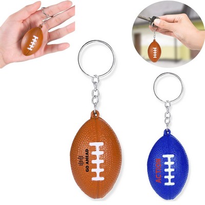 Football Stress Reliever Key Chain