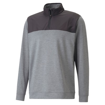 Puma Cloudspun Colorblock Quarter Zip Pullover