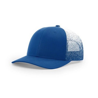 Richardson® Printed Trucker Snapback Cap w/Printed Mesh