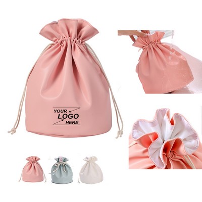 Drawstring Travel Makeup Bag