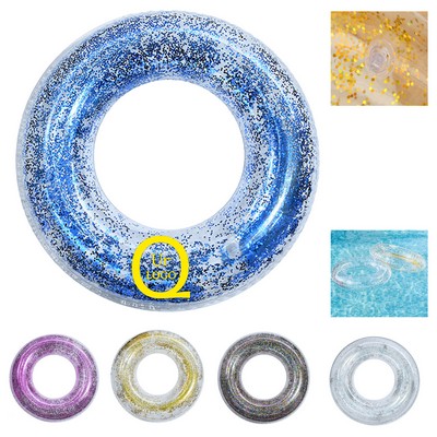 35-Inch Inflatable Sequin Swimming Ring