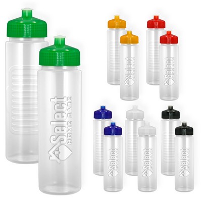 Sporty 24 oz. Debossed Grip Bottle