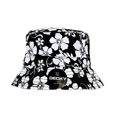 Decky Floral Polo Bucket Hat