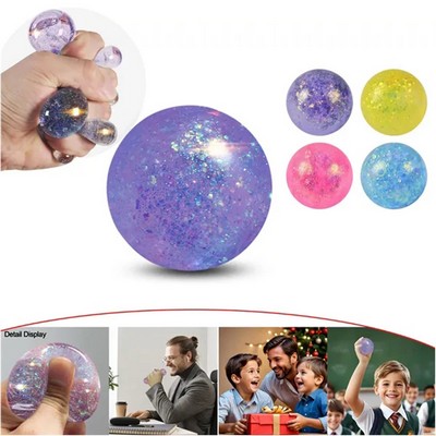 Non-Toxic Glitter Stress Relief Balls