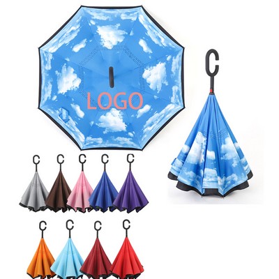 Inverted Reverse Upside Down Umbrella