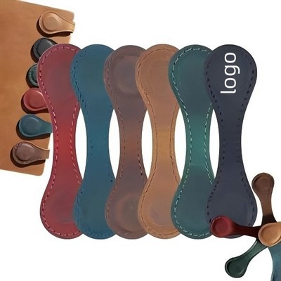 Leather Magnetic Bookmarks